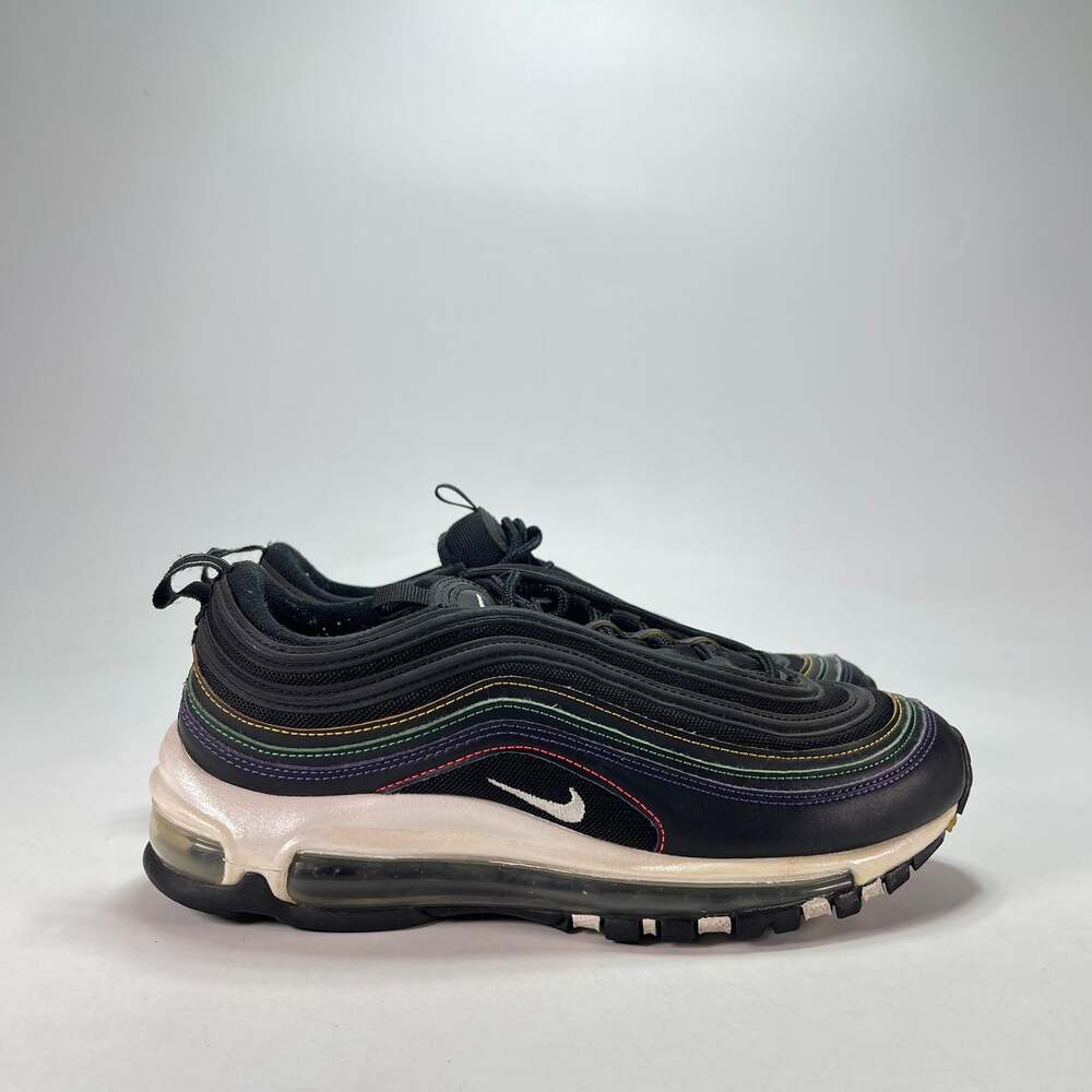 Nike Air Max 97 Multi Stitching Rainbow Running Shoes CK0738001 Women's Size 6.5